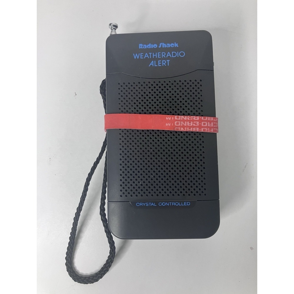 Vintage Radio Shack Pocket Weather RadioAlert Crystal Controlled 12-245 Works